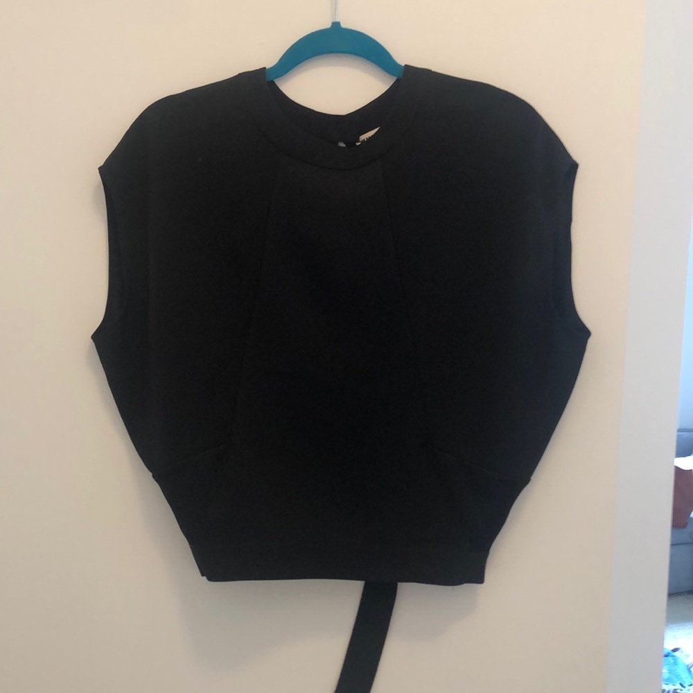 Whistles backless high-neck top